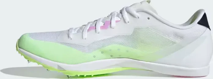 adidas Adizero Distancestar Spike cloud white/core black/green spark