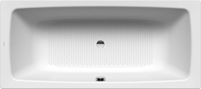 Kaldewei Cayono Duo 724 Badewanne 170x75x41cm, Vollantislip, Perl-Effekt, alpinweiß