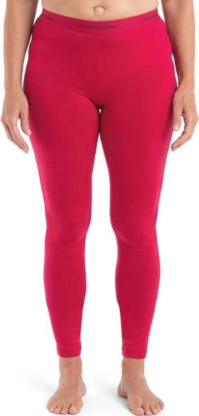 Icebreaker Merino 200 Oasis Thermo-Leggings Hose lang electron pink (Damen)