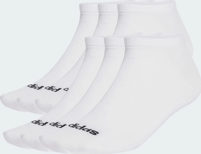 adidas Linear Crew Cushioned Socken weiß/schwarz, 6 Paare