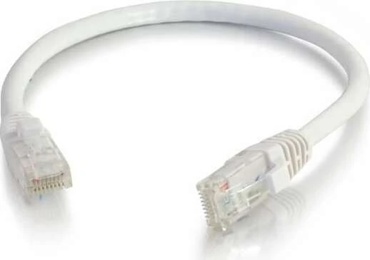 C2G Patchkabel, Cat5e, U/UTP, RJ-45/RJ-45, 1m, weiß