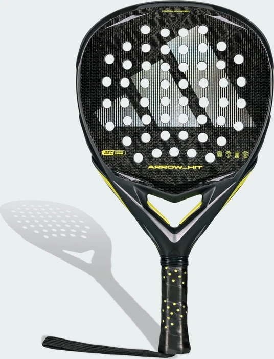 adidas Arrow Hit Padel-Tennisschläger schwarz/silber