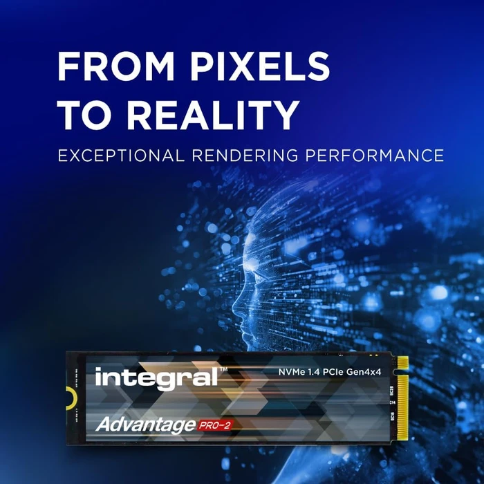 Integral Advantage Pro-2 M.2 2280 PCIe NVMe SSD 2TB, M.2 2280 / M-Key / PCIe 4.0 x4