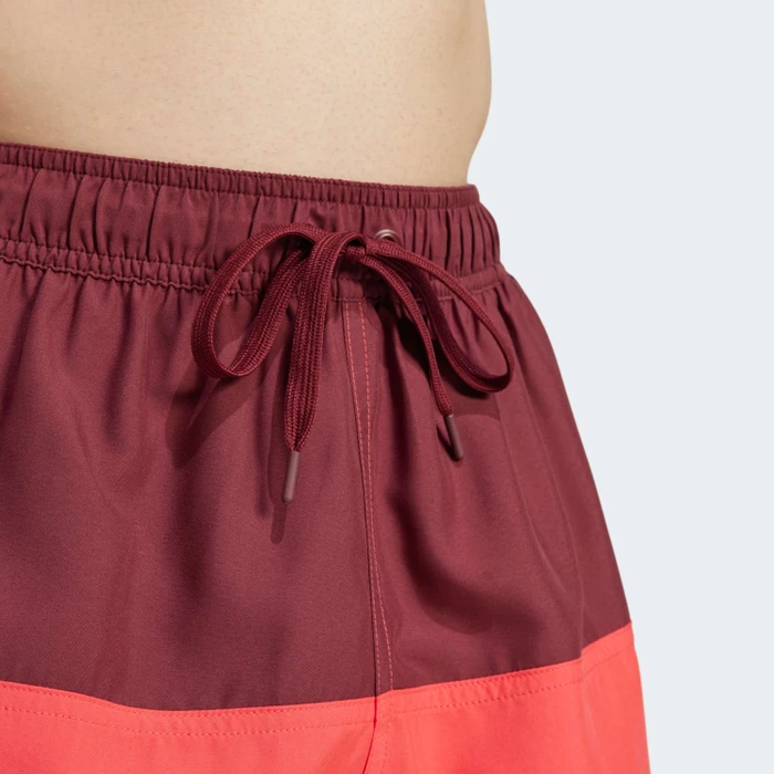 adidas Colorblock CLX Badeshorts shadow red/semi lucid red (Herren)