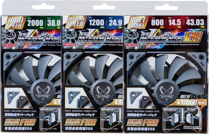 Scythe Kaze Flex 120 2000rpm, 120mm