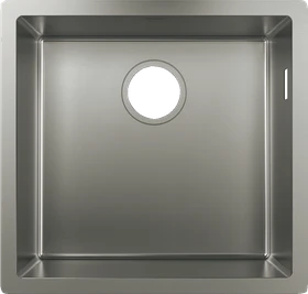 Hansgrohe S71 S719-U450 450 Unterbau Becken mittig edelstahl
