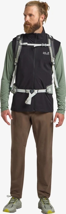 Jack Wolfskin Prelight Stride Funktionsweste schwarz (Herren)