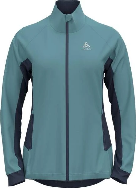 Odlo Brensholmen Funktionsjacke reef waters/dark sapphire (Damen)