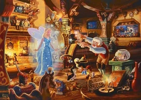Schmidt Spiele Thomas Kinkade Disney Dreams Collection - Geppettos Pinocchio