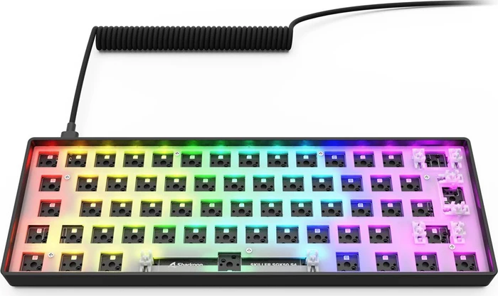 Sharkoon Skiller SGK50 S4 Gen2 Barebone Gaming Tastatur, schwarz, ISO/ANSI