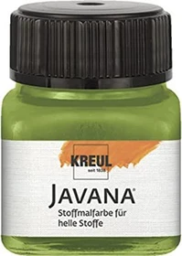 Kreul Javana Stoffmalfarbe für helle Stoffe, olivgrün, 20ml