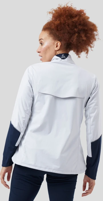 Odlo Langnes Funktionsjacke white/dark sapphire (Damen)