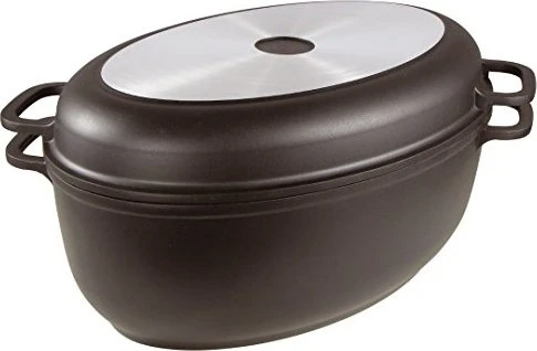 Haushalt International Aluguss Bräter oval 8l