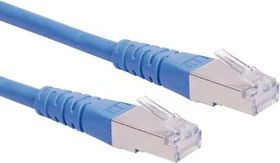 Roline / Secomp GHMT Patchkabel, Cat6, S/FTP, RJ-45/RJ-45, 0.3m, blau