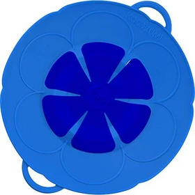Kochblume Überkochschutz 22cm blau