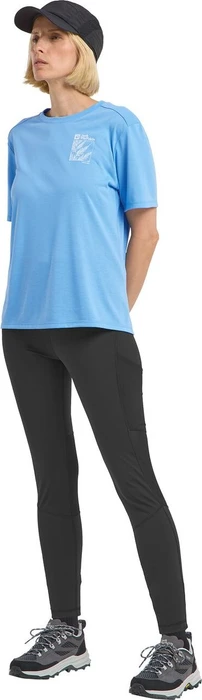Jack Wolfskin Kensteig Tights Hose lang schwarz (Damen)