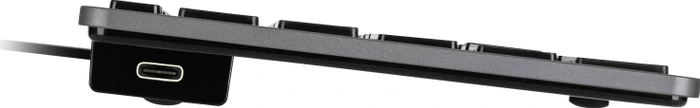 Matias Aluminum Wired Keyboard for Mac (USB-C), Space Gray, USB, DE
