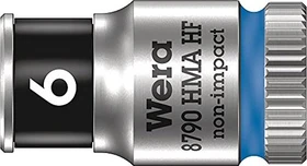 Wera 8790 HMA HF Zyklop Außensechskant Steckschlüssel 1/4", 6x23mm