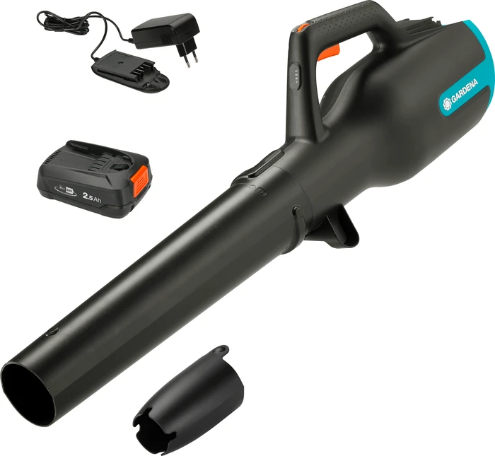 Gardena PowerJet 18V P4A Akku-Laubbläser inkl. Akku 2.5Ah