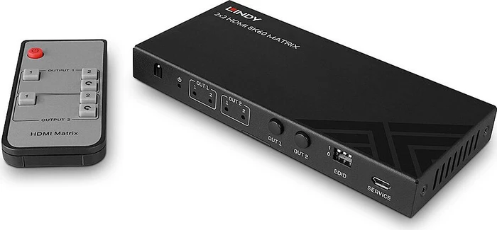 Lindy 2x2 HDMI 8K60 Matrix HDMI-Splitter