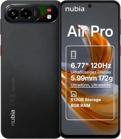 Nubia Air Pro 512GB prime black