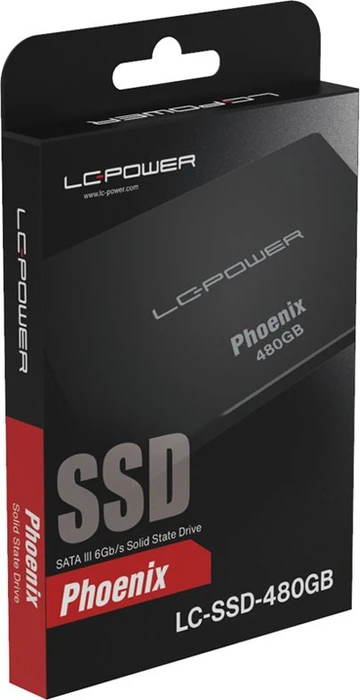 LC-Power Phoenix Serie SSD 480GB, 2.5" / SATA 6Gb/s