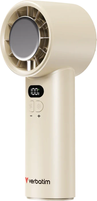 Verbatim Cool 'n' Go Ice Touch Handventilator weiß/silber