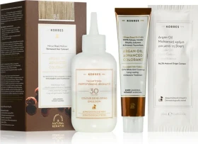 Korres Argan Oil Permanent Hair Colorant Haarfarbe 8.1 hellblond asch