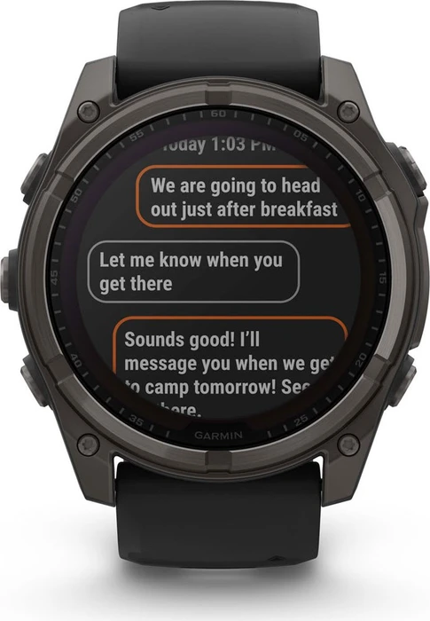 Garmin Fenix 8 51mm Sapphire Solar carbon grey