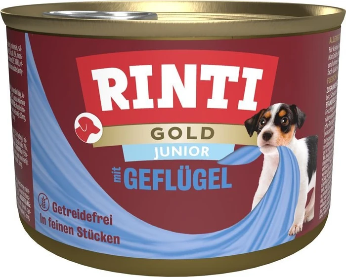 Finnern Rinti Gold Junior Geflügel, 2.22kg (12x 185g)