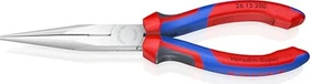 Knipex Flachrundzange mit Schneide, 20cm