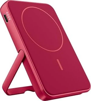 Fresh 'n Rebel Magnetic Wireless Powerbank 5000mAh berry red