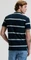 Lee Regular Pique Poloshirt kurzarm lime ice navy stripe (Herren) Vorschaubild