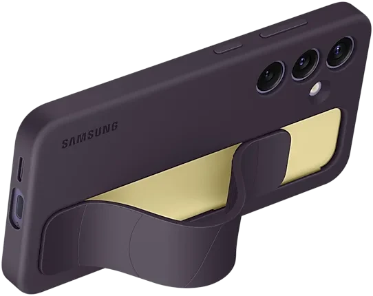 Samsung Silicone Grip Case für Galaxy S24 dark violet