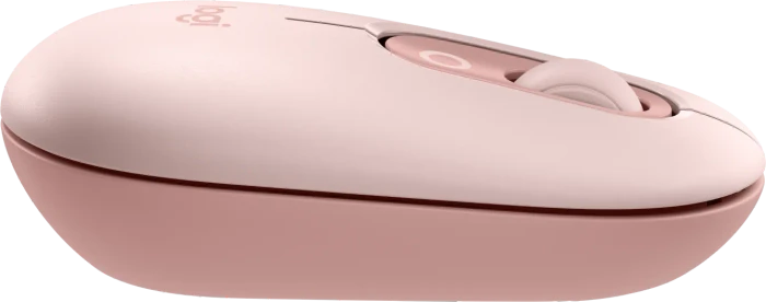 Logitech POP Wireless Mouse, Rose, Logi Bolt, USB/Bluetooth