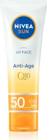 Nivea Sun UV Q10 Gesicht Anti-Age & Anti-Pigment-Flecken Sonnencreme LSF50, 50ml