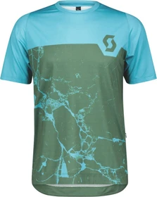 Scott Trail Vertic Pro Trikot kurzarm nile blue/smoked green (Herren)