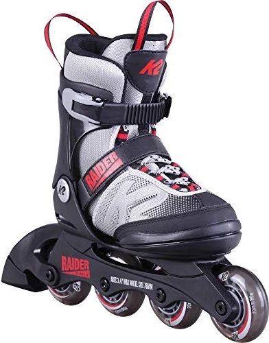 K2 Raider Inline-Skate grau/rot/schwarz (Junior)