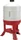 Kerbl Geflügeltränke, rot/weiß, 30L (70233)