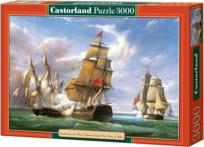 Castorland Combat between the French Frigate La Canonniere and the English Vessel The Tremendous