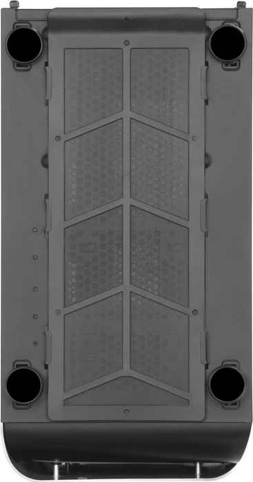SilverStone Seta A1 Titanium, schwarz, Glasfenster