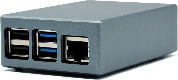 KKSB Heatsink Gehäuse für Raspberry Pi 4, grau