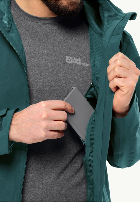 Jack Wolfskin Robury 2l Funktionsjacke emerald (Herren)