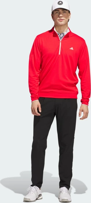 adidas Lightweight Half-Zip Pullover pure ruby (Herren)