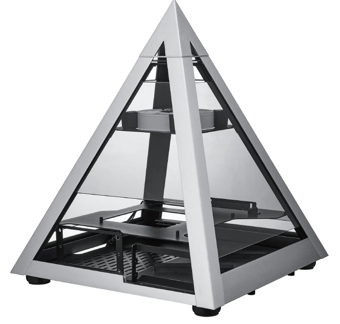 AZZA Pyramid Mini 806, Glasfenster, Mini-ITX