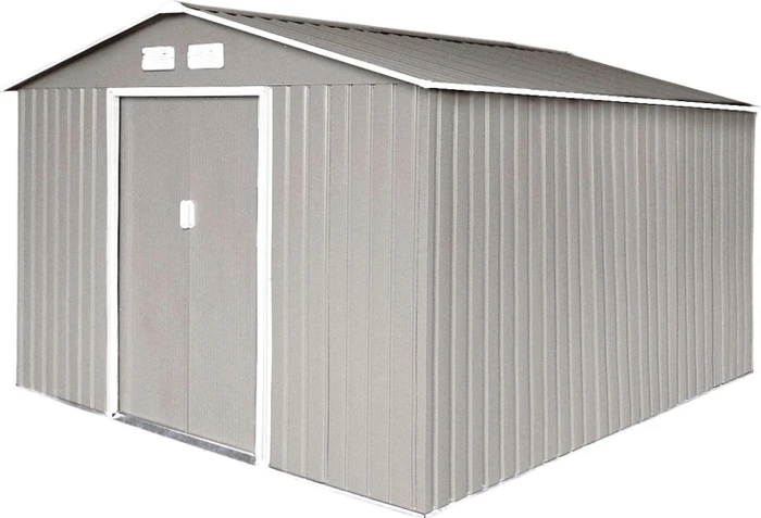 Hattoro S300 Metall Gerätehaus 277x319cm hellgrau