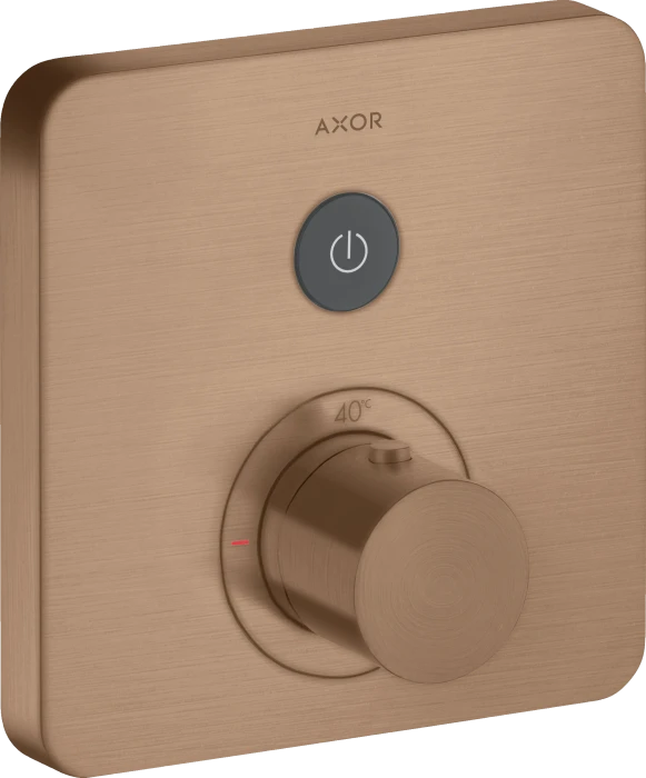 Hansgrohe ShowerSelect Thermostat Unterputz softsquare 1 Verbraucher brushed red gold