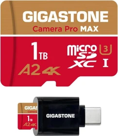 Gigastone Camera Pro MAX R150/W140 1TB Kit, UHS-I U3, A2, Class 10