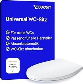 Duravit Univavo WC-Sitz mit Absenkautomatik, weiß