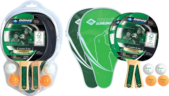 Donic Schildkröt Champs Line 400 FSC Tischtennis-Set